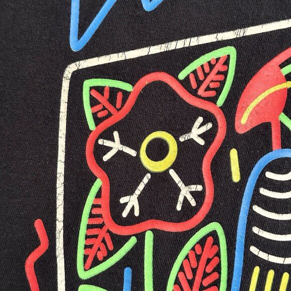 Columbia Mola Parrot Graphic Print Tee T Shirt Womens Medium Black Ariari Sport - Picture 7 of 9